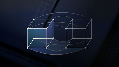 A 16-qubit color code on a 4-D hypercube
