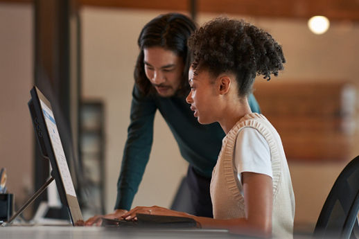 people working on laptop