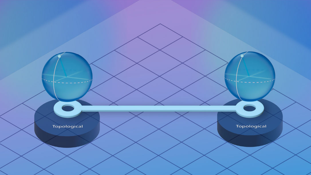 Topological qubits connected by nanowire image